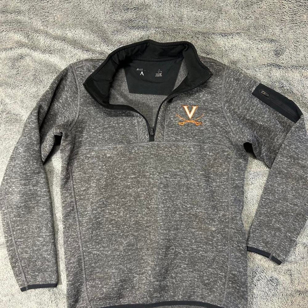 Antigua Virginia Cavaliers Quarter-Zip Pullover Men's Medium